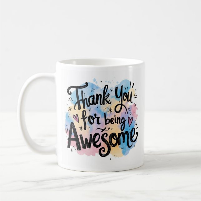 Mug Merci Pour Être Génial (Gauche)