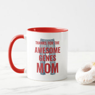 Mug Merci pour la Fête des Mères du Gène génial