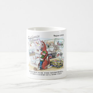 MUG MERCI POUR LES SOUVENIRS - CHROME DE LA CALIFORNIE