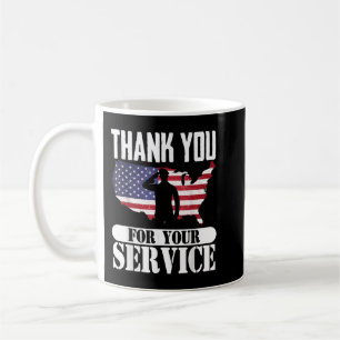Mug Merci Pour Votre Service Journée Patriotique Des V