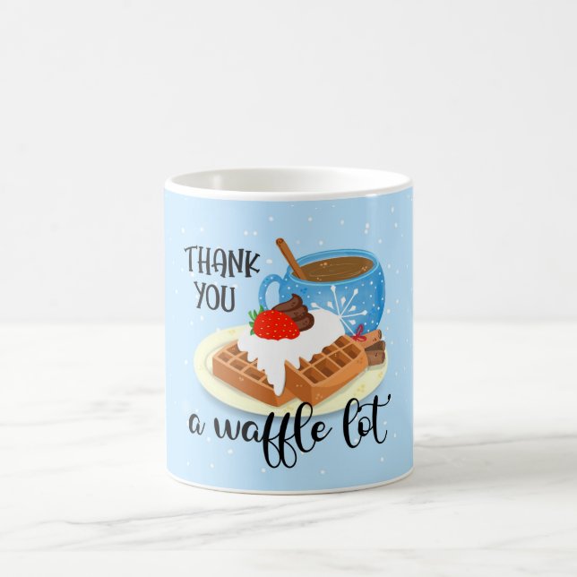 Mug merci un lot de gaufres enseignant cadeau volontai (Centre)