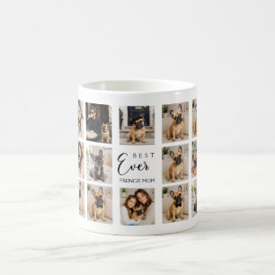 Mug Mère Bouledogue Français photo collage