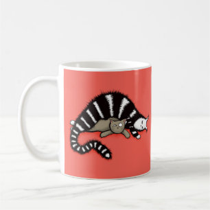 Mug Mère de chat protège son mignon Kitty Kid