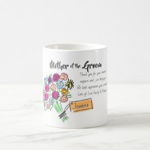 Mug Mère de Groom Message de remerciement personnalisé