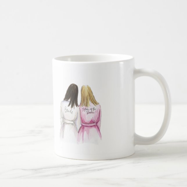 Mug Mère de la maman foncée de blonde de jeune mariée (Droite)