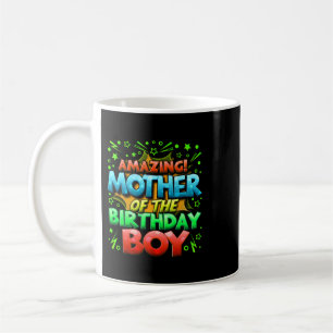 Mug Mère de l'anniversaire garçon jumelé famille mère