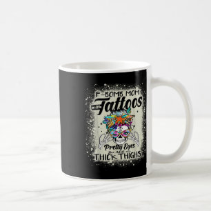 Mug Mère Drôle Feu-Bombe Avec Tatouages Jolies Yeux Et