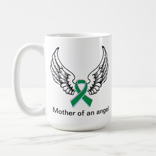 Mug Mère d'un ange - l'anencéphalie (Gauche)