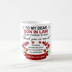Mug Mère en droit pour fils en droit merci