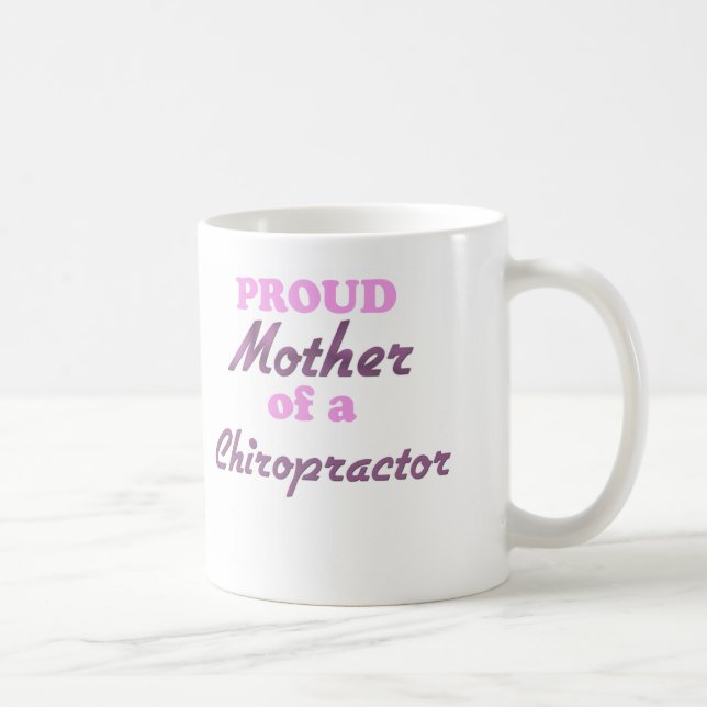 Mug Mère fière d'un chiroprakteur (Droite)