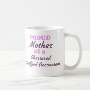 Mug Mère fière d'un comptable certifié privilégié