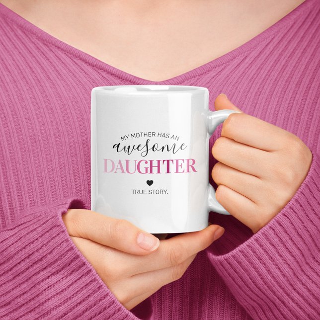 Mug Mère Fille Drôle (Créateur téléchargé)