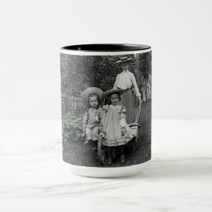 Mug Mère Filles 1890 Jardin de jardinage