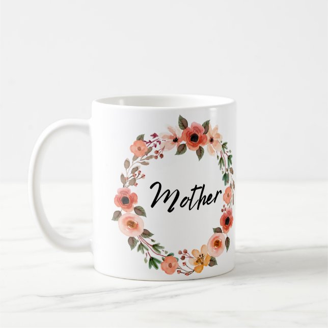 Mug Mère florale (Gauche)