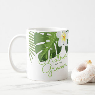 Mug Mère florale tropicale du mariage de plage de