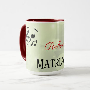Mug Mère matriarche musicale personnalisée