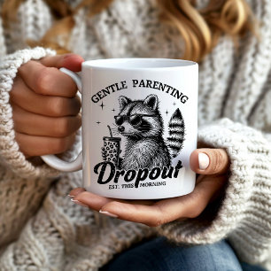 Mug Mère raton laveur drôle et douce qui a abandonné l