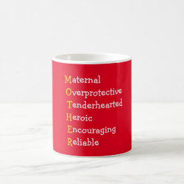 Mug Mère texte et adjectifs