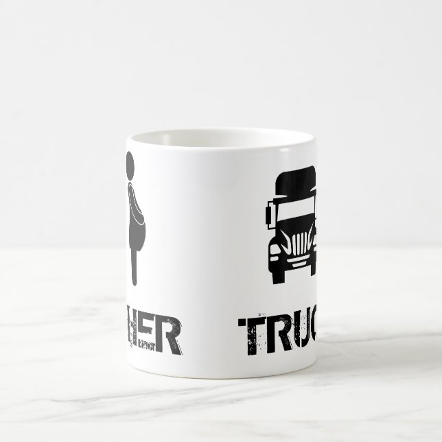 Mug Mère Trucker drôle et cool par Storeman (Centre)