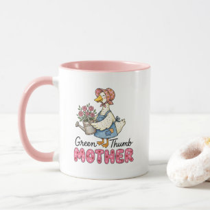 Mug Mères de jardinage mignon art de mot d'oie