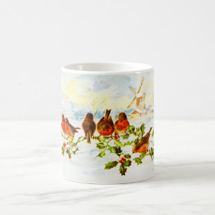 Mug Merles et houx