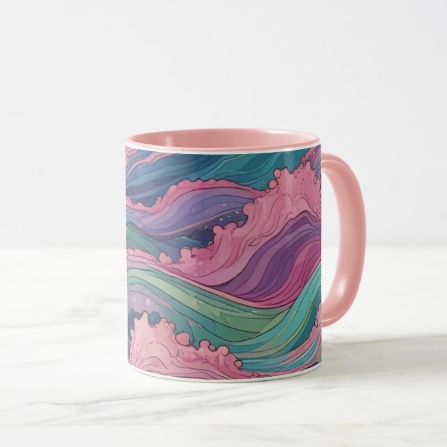 Mug Mermaid Waves (Devant droit)