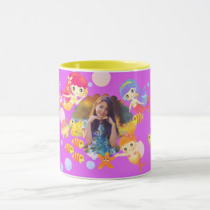 Mug Mermaids Photo Violet