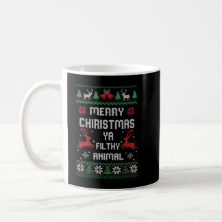 Mug Merry Christmas Animal Filthy Ya  Copy