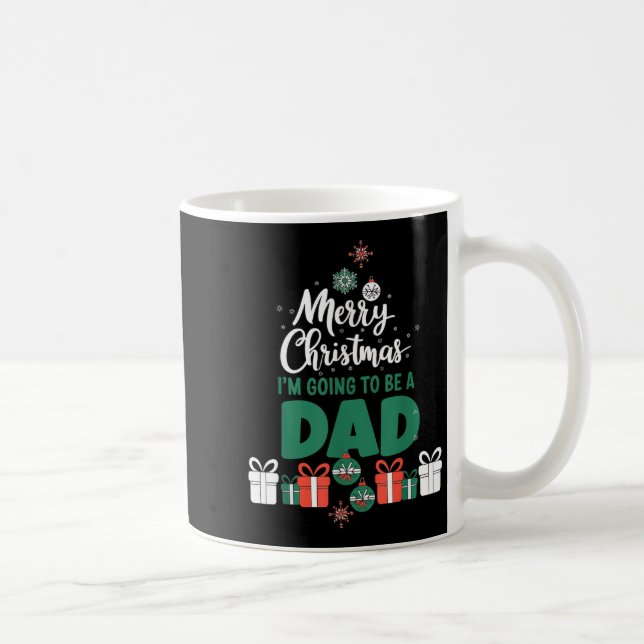 Mug Merry Christmas I'm Going To Be A Dad Pregnant Wif (Droite)