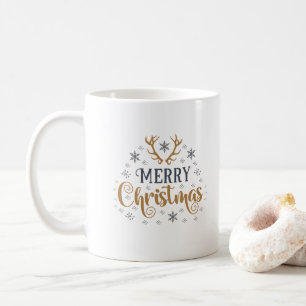 Mug Merry Christmas Snowflakes