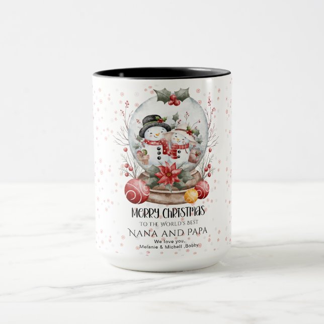 Mug Merry Christmas To The World's Best Grandparents  (Centre)