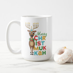 Mug Merry Christmukkah Reindeer