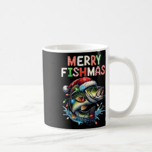 Mug Merry Fishmas Père Noël Pêcheurs amoureux Drôle Pê