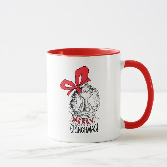 Mug Merry Grinchmas Wreath (Droite)