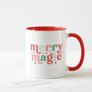 Mug Merry Magic - Colorée Typographie de vacances