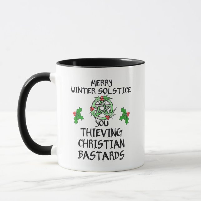 Mug merry winter solstice (Gauche)