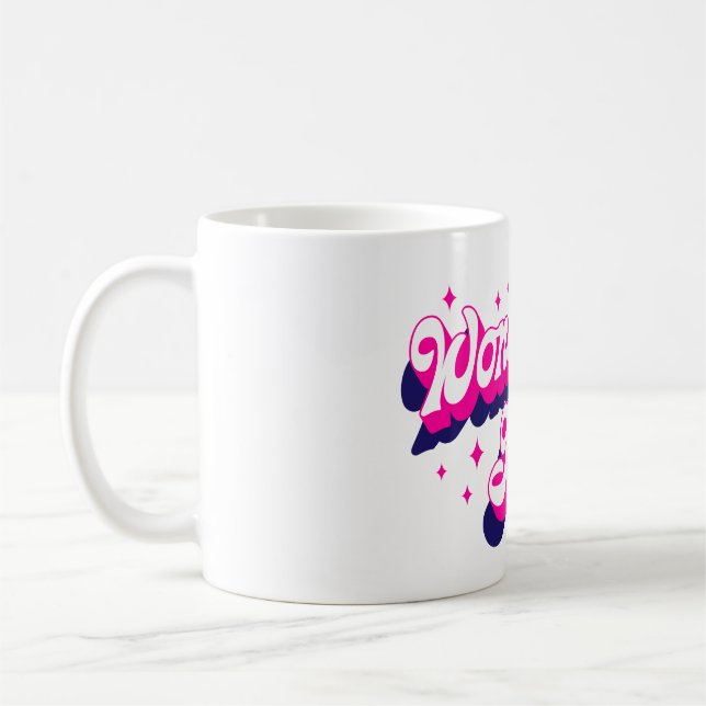 Mug Merveilleuse fille (Gauche)