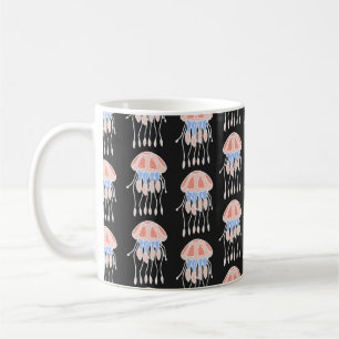 Mug Merveilleux vintage motif sans soudure de méduse.