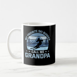 Mug Mes Amoureux De Ski Préférés M'Appelent Grand-Père