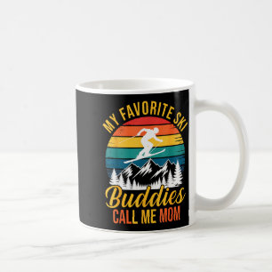 Mug Mes copains de ski préférés m'appellent maman vint