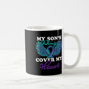 Mug Mes fils ailes couvrent mon coeur Prévention du su