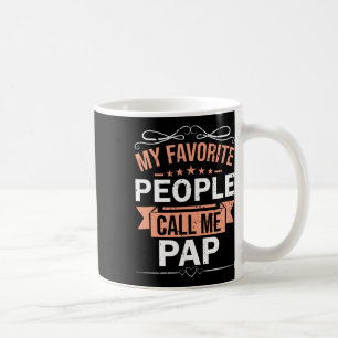 Mug Mes Gens Favoris M'Appelent Pap Retro Men Père &#;