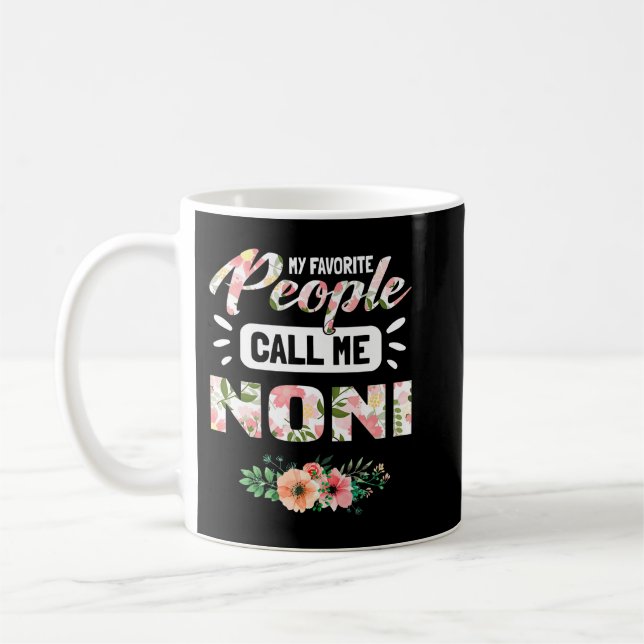 Mug Mes gens favoris m'appellent des cadeaux Noni Gran (Gauche)