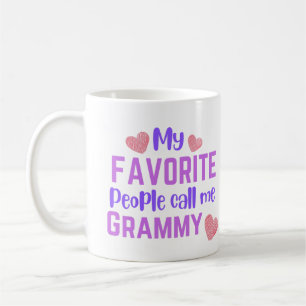 Mug Mes gens préférés m'appellent Grammy
