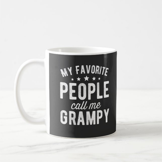Mug mes gens préférés m'appellent grampy (Gauche)