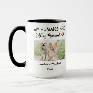 Mug Mes humains se marient – Photo de compagnie person