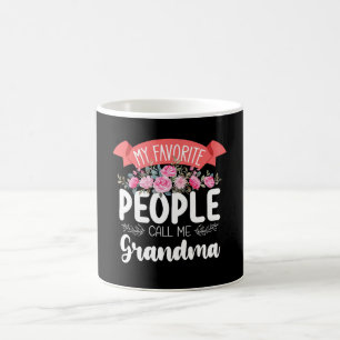 Mug Mes personnes préférées m'appellent grand-mère pou