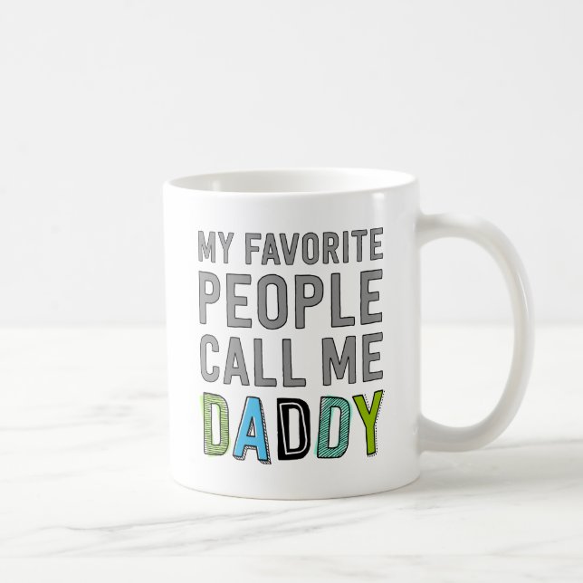 Mug Mes personnes préférées m'appellent papa (Droite)
