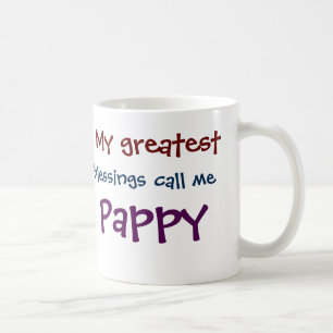 Mug Mes plus grandes bénédictions m'appellent Pappy Co