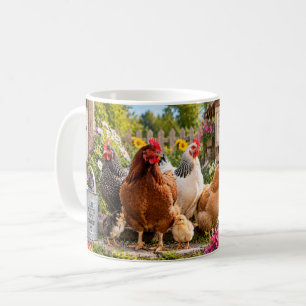 Mug Mes poules sont mon havre de paix